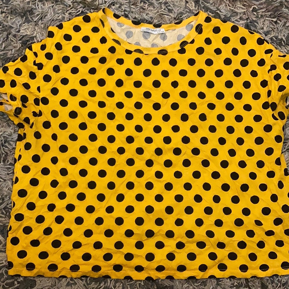 Zara polka dot tee